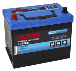 Nautec - Batteri Tudor Marine 80Ah dual