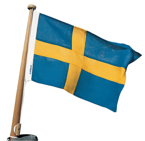Båtflagga Sverige 50x31 cm