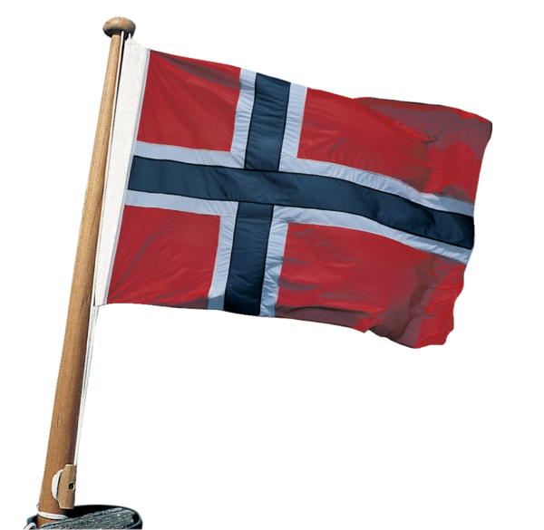 Båtflagga Norge 90cm