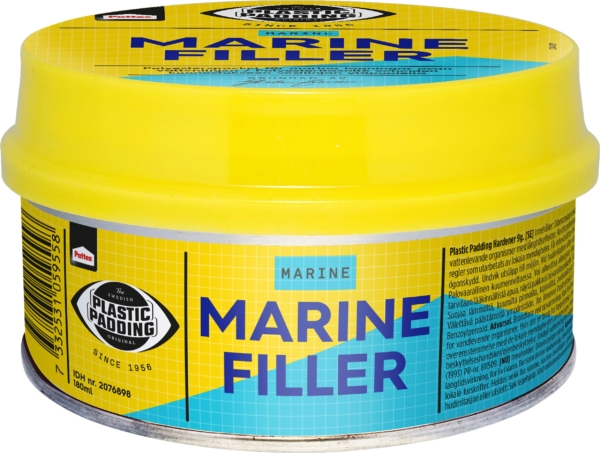 Nautec - Marine Filler 180g. Fyller hål och sprickor i glasfiberarmerad plast, stål, aluminium m.m. För användning över vattenlinjen.