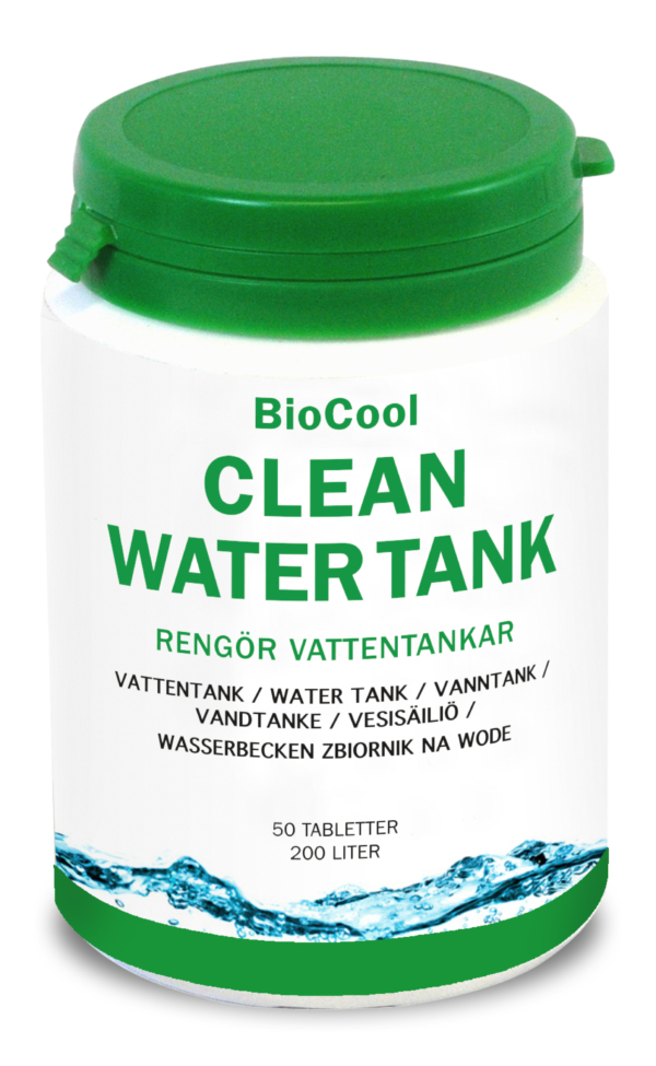 Nautec - Biotablett-Ren Vattentank 50tab, Rengör vattentankar och vattensäckar samtidigt som den avlägsnar mikroorganismer.