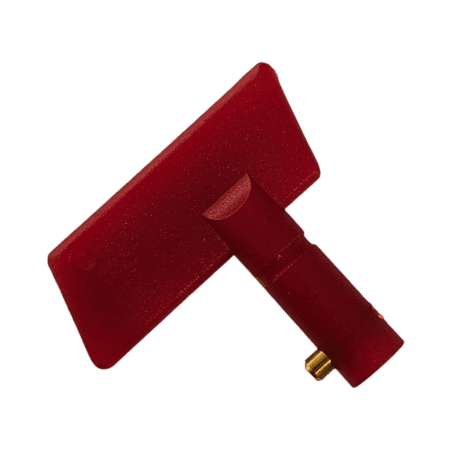 Nyckel till Roca huvudströmbrytare röd