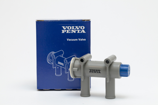 EN vakuumventil till kylsystem på Volvo Pentas motorer.