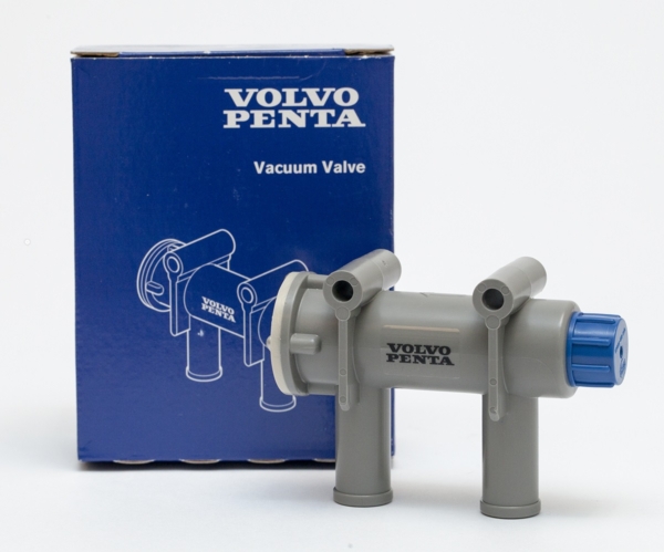 En vakuumventil till kylsystem på Volvo Pentas motorer.