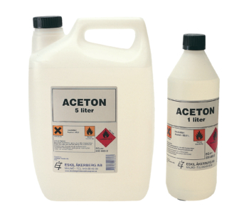 Aceton är ett lösningsmedel