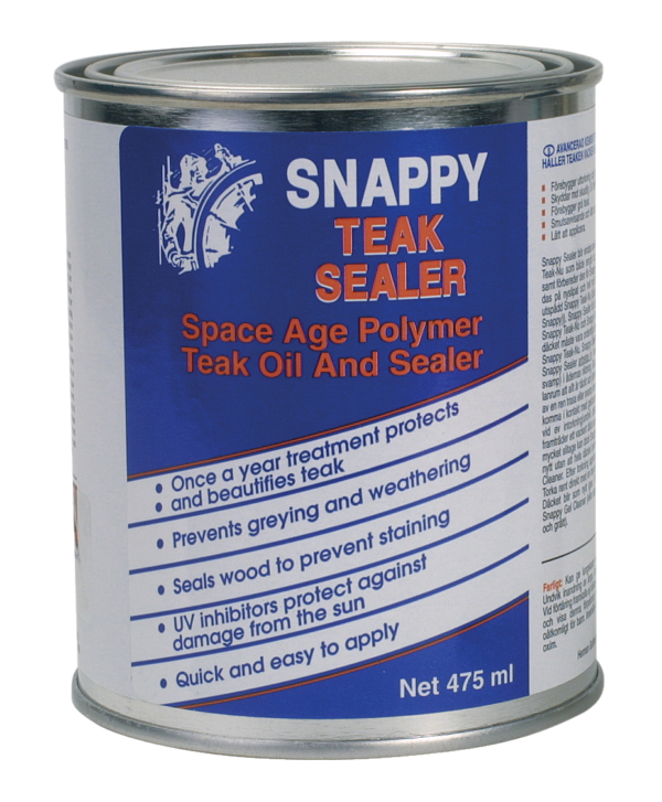 Snappy Teak Sealer ger din teak en vacker gyllene färg som inte bara skyddar teaken.