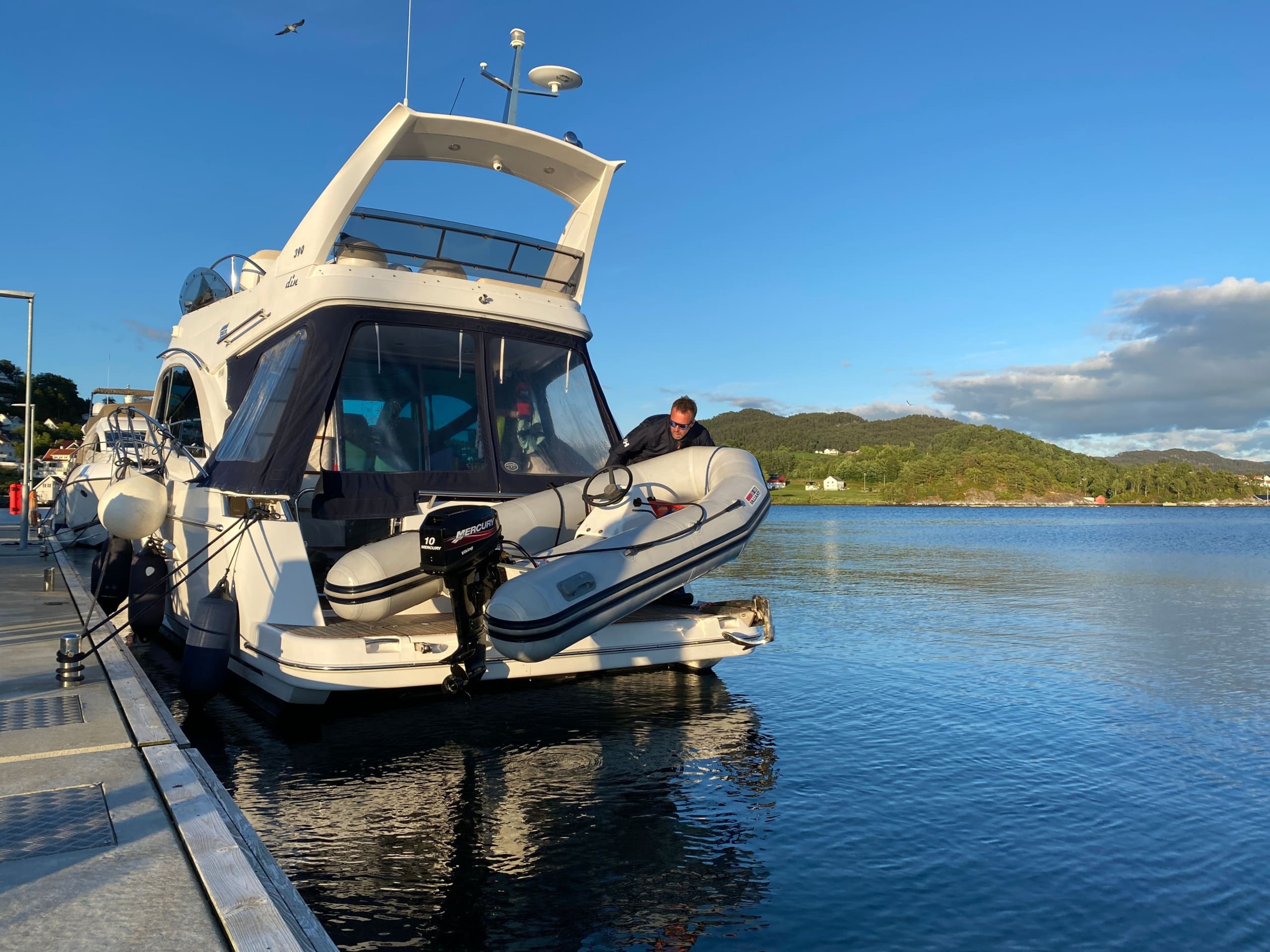Nordav Davit System Black - V Type