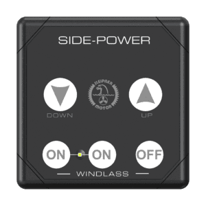 Sleipner - Manöverpanel Fyrkantig Svart exkl. Kabel