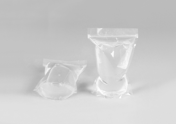 Fryspåsar i tjock PET-plast som är specialtillverkade som gör dem säkra för skaldjurens vassa kroppsdelar