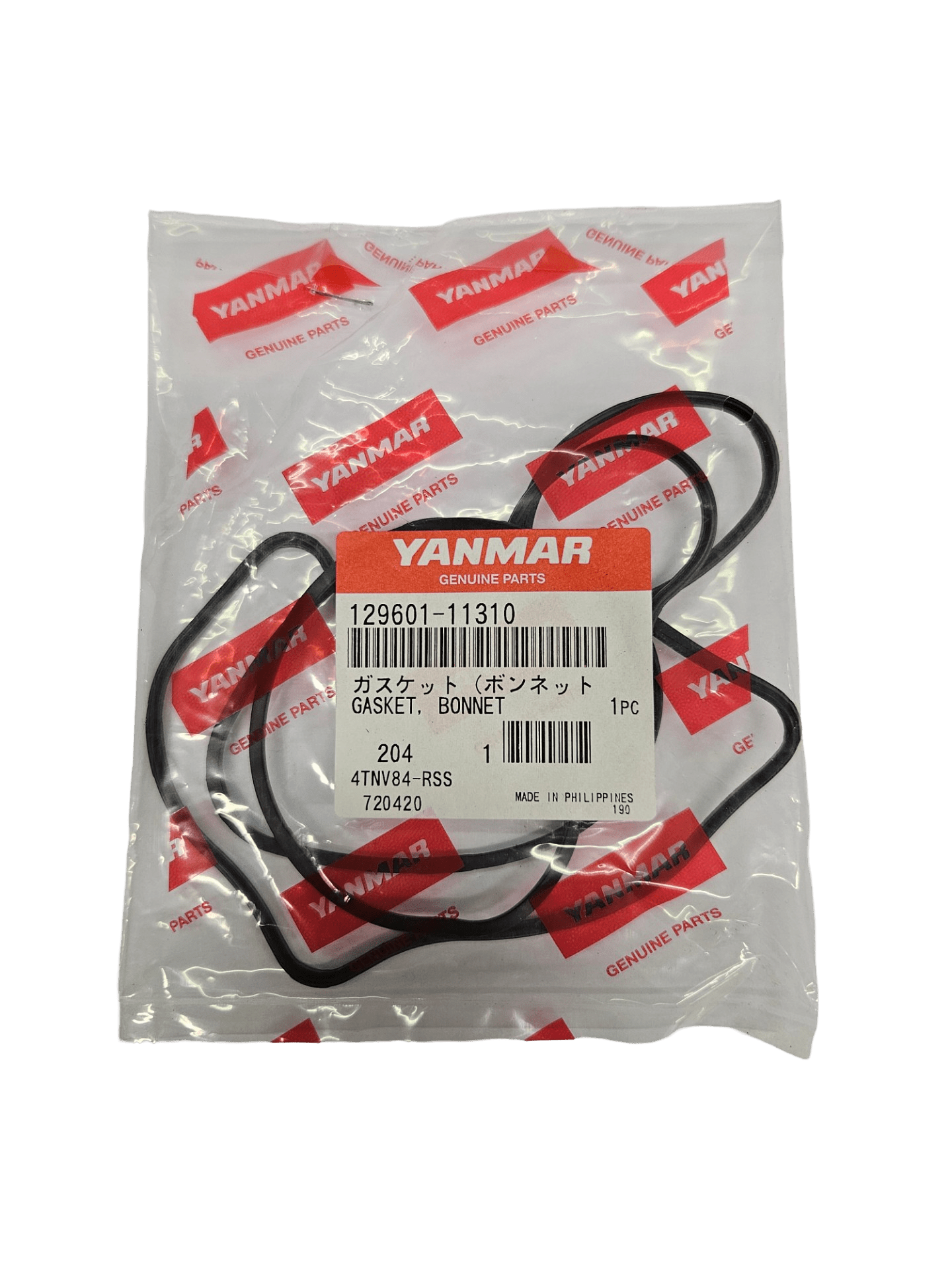 Yanmar - Ventilkåpspackning 4JH motorer