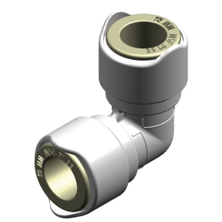 Whale vinkelkoppling 15 mm för tryckvattensystem i båt, designad för enkel installation och flexibla röranslutningar. Passar 15 mm halvhård tryckvattenslang och säkerställer en pålitlig vattentät anslutning. Inkluderar unik dubbelgreppsfunktion och inre stödring för att förhindra läckage. Tål ett vattentryck på upp till 4 bar (60 psi) och kräver inga säkerhetsclips för installation.