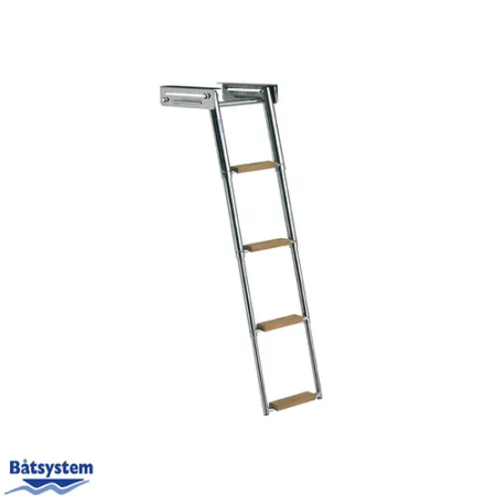 Kassettstege för badplattformn | 116x31 cm | 4 steg i Teak