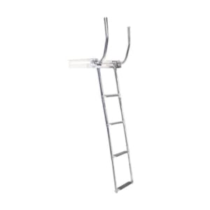 Teleskopisk kassettstege med vertikala handtag och fyra steg