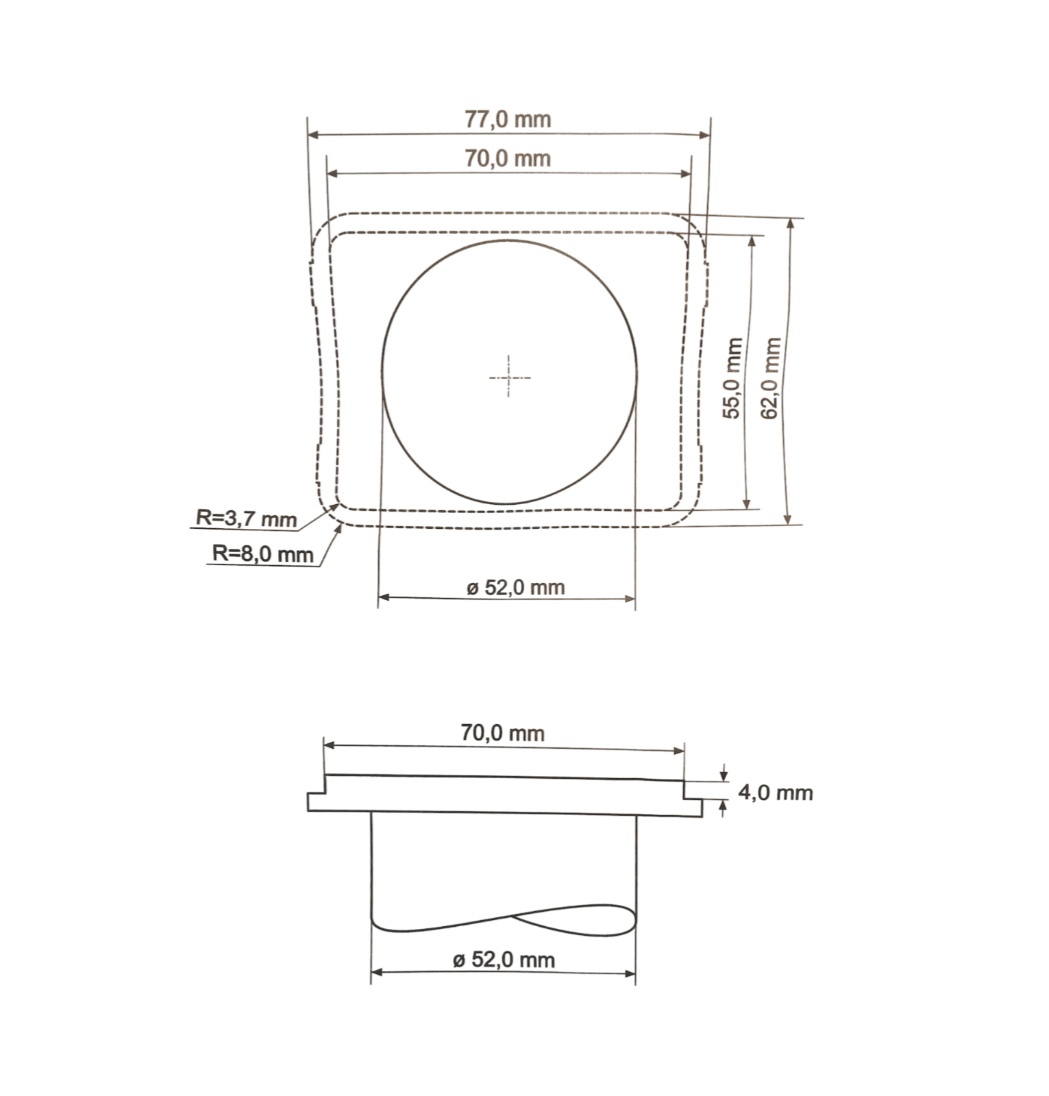 Volvo Penta - Kontrollpanel Powertrim - Bild 2