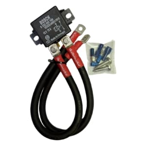 Skiljerelä inkl kablar - 75 A 12 V