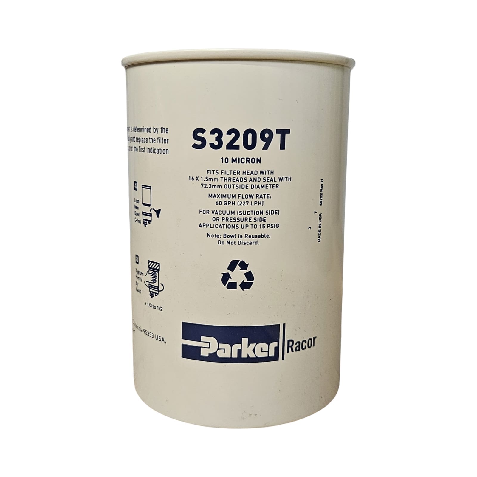 Racor Parker bränslefilter S3209T