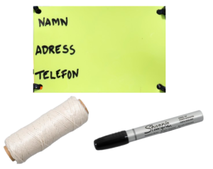 Märkpaket för Tinor/Burar
