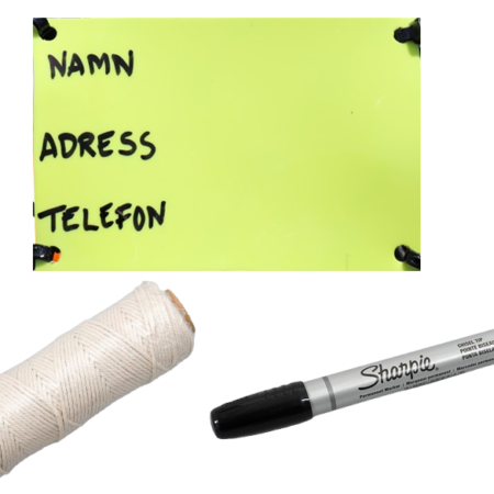 Märkpaket för Tinor/Burar